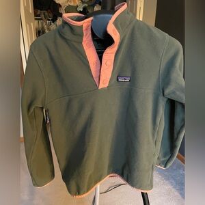 Kids Patagonia pull over fleece